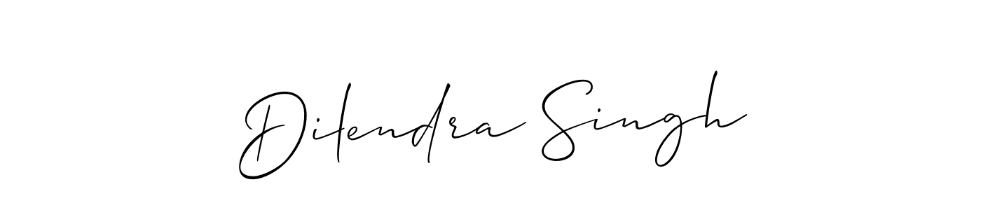 Make a short Dilendra Singh signature style. Manage your documents anywhere anytime using Allison_Script. Create and add eSignatures, submit forms, share and send files easily. Dilendra Singh signature style 2 images and pictures png
