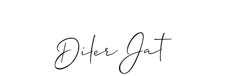 Here are the top 10 professional signature styles for the name Diler Jat. These are the best autograph styles you can use for your name. Diler Jat signature style 2 images and pictures png