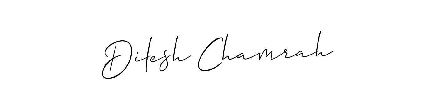 Check out images of Autograph of Dilesh Chamrah name. Actor Dilesh Chamrah Signature Style. Allison_Script is a professional sign style online. Dilesh Chamrah signature style 2 images and pictures png