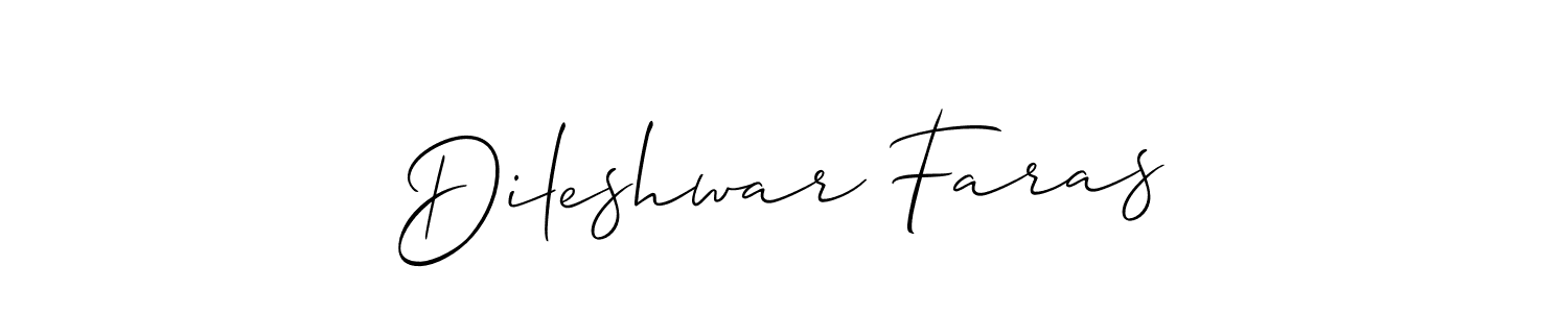Best and Professional Signature Style for Dileshwar Faras. Allison_Script Best Signature Style Collection. Dileshwar Faras signature style 2 images and pictures png