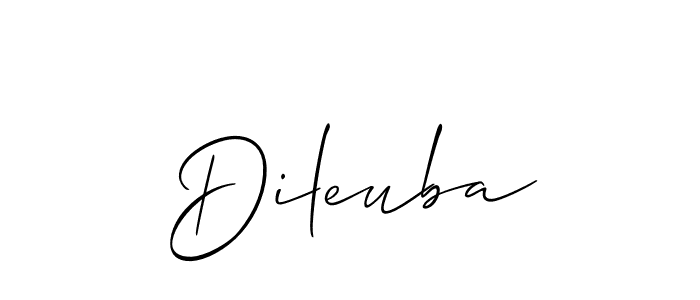 Make a beautiful signature design for name Dileuba. Use this online signature maker to create a handwritten signature for free. Dileuba signature style 2 images and pictures png