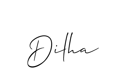 Similarly Allison_Script is the best handwritten signature design. Signature creator online .You can use it as an online autograph creator for name Dilha. Dilha signature style 2 images and pictures png