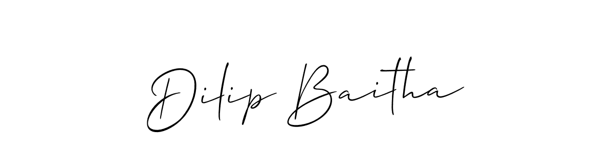 Here are the top 10 professional signature styles for the name Dilip Baitha. These are the best autograph styles you can use for your name. Dilip Baitha signature style 2 images and pictures png