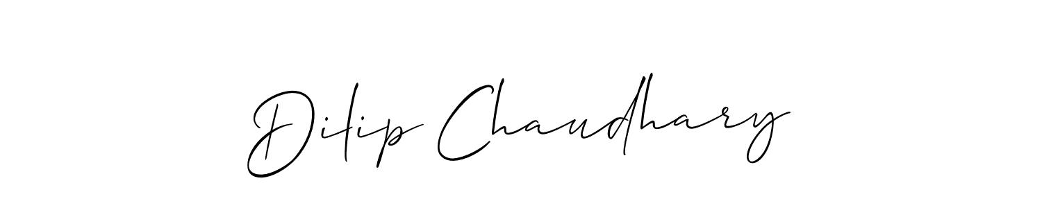 if you are searching for the best signature style for your name Dilip Chaudhary. so please give up your signature search. here we have designed multiple signature styles  using Allison_Script. Dilip Chaudhary signature style 2 images and pictures png