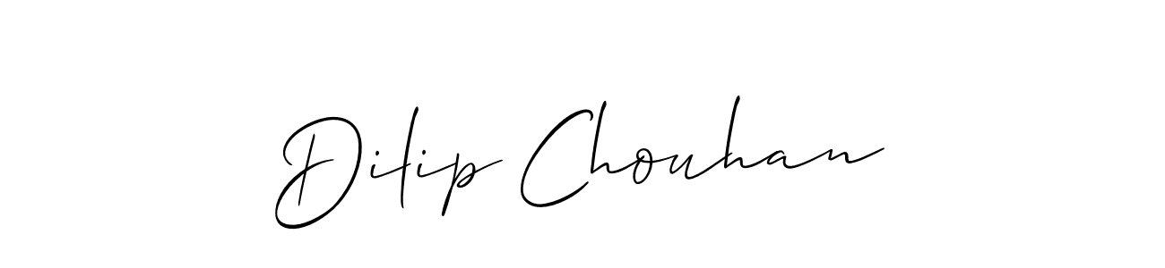 Dilip Chouhan stylish signature style. Best Handwritten Sign (Allison_Script) for my name. Handwritten Signature Collection Ideas for my name Dilip Chouhan. Dilip Chouhan signature style 2 images and pictures png