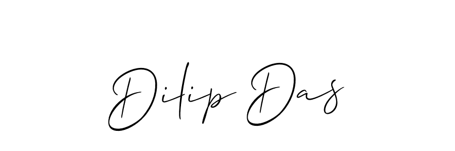 How to make Dilip Das signature? Allison_Script is a professional autograph style. Create handwritten signature for Dilip Das name. Dilip Das signature style 2 images and pictures png