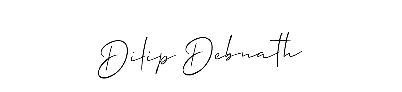 How to Draw Dilip Debnath signature style? Allison_Script is a latest design signature styles for name Dilip Debnath. Dilip Debnath signature style 2 images and pictures png