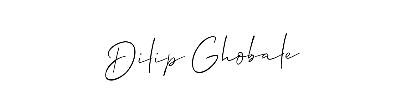 Dilip Ghobale stylish signature style. Best Handwritten Sign (Allison_Script) for my name. Handwritten Signature Collection Ideas for my name Dilip Ghobale. Dilip Ghobale signature style 2 images and pictures png