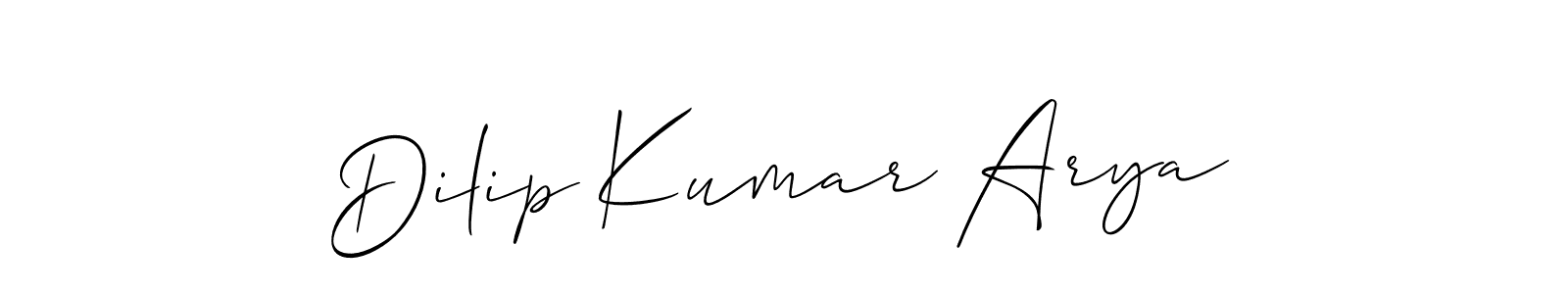 Best and Professional Signature Style for Dilip Kumar Arya. Allison_Script Best Signature Style Collection. Dilip Kumar Arya signature style 2 images and pictures png