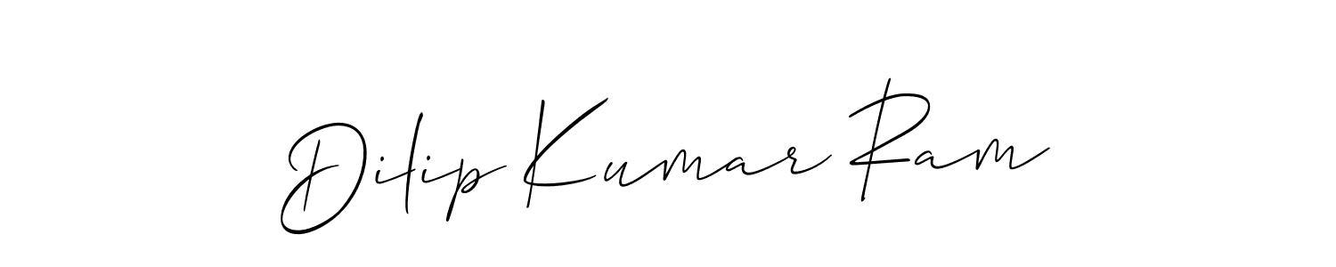 It looks lik you need a new signature style for name Dilip Kumar Ram. Design unique handwritten (Allison_Script) signature with our free signature maker in just a few clicks. Dilip Kumar Ram signature style 2 images and pictures png