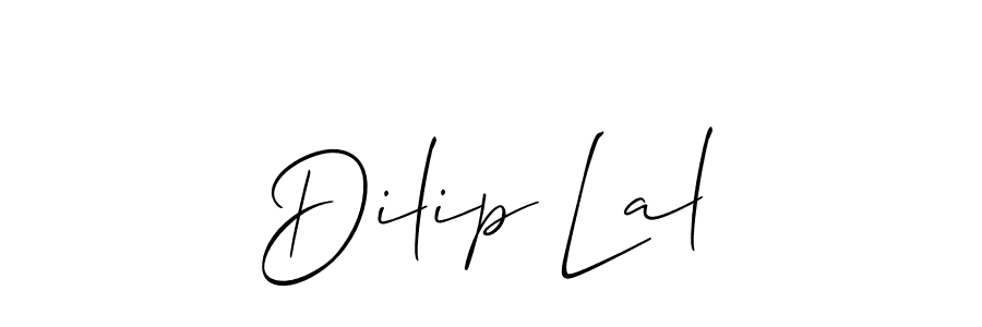 How to make Dilip Lal signature? Allison_Script is a professional autograph style. Create handwritten signature for Dilip Lal name. Dilip Lal signature style 2 images and pictures png