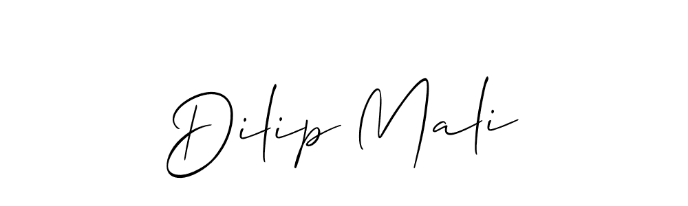 How to Draw Dilip Mali signature style? Allison_Script is a latest design signature styles for name Dilip Mali. Dilip Mali signature style 2 images and pictures png