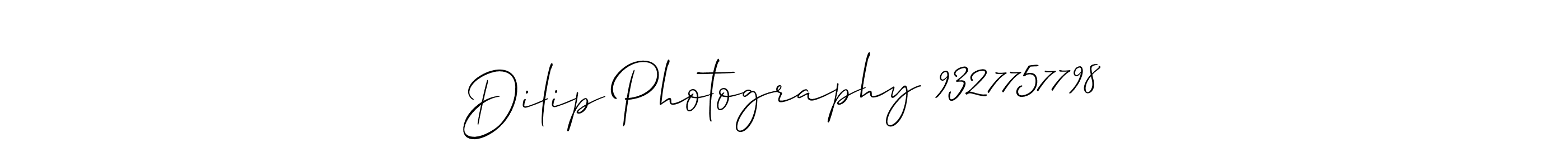 Dilip Photography 9327757798 stylish signature style. Best Handwritten Sign (Allison_Script) for my name. Handwritten Signature Collection Ideas for my name Dilip Photography 9327757798. Dilip Photography 9327757798 signature style 2 images and pictures png