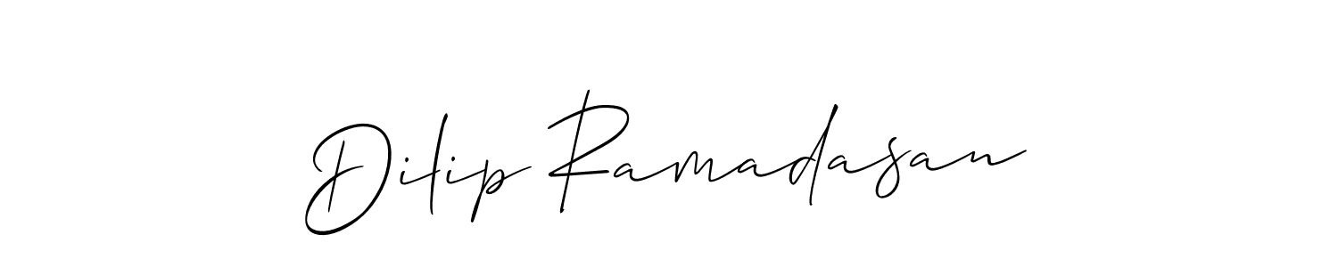 Make a beautiful signature design for name Dilip Ramadasan. Use this online signature maker to create a handwritten signature for free. Dilip Ramadasan signature style 2 images and pictures png