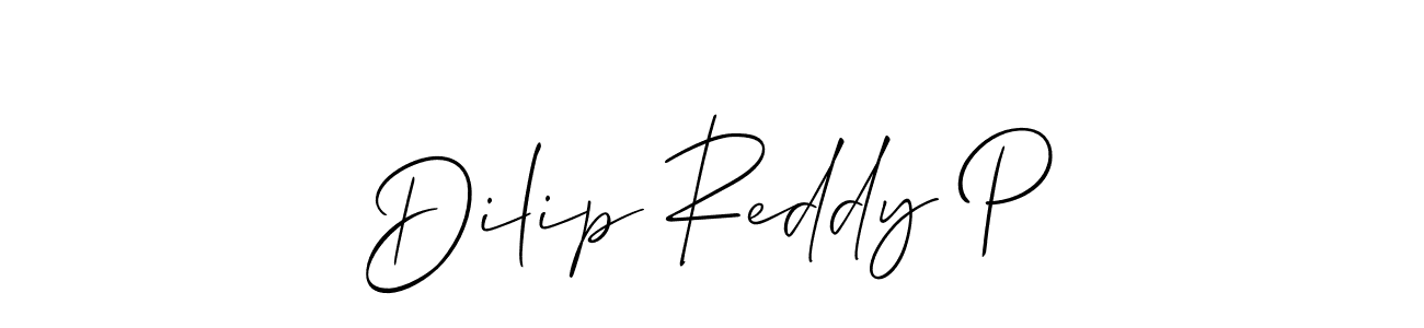 Create a beautiful signature design for name Dilip Reddy P. With this signature (Allison_Script) fonts, you can make a handwritten signature for free. Dilip Reddy P signature style 2 images and pictures png