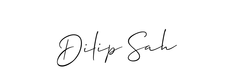 Also we have Dilip Sah name is the best signature style. Create professional handwritten signature collection using Allison_Script autograph style. Dilip Sah signature style 2 images and pictures png