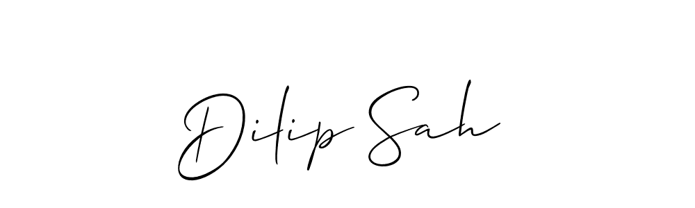 It looks lik you need a new signature style for name Dilip Sah . Design unique handwritten (Allison_Script) signature with our free signature maker in just a few clicks. Dilip Sah  signature style 2 images and pictures png