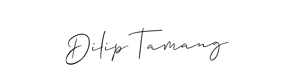 Also You can easily find your signature by using the search form. We will create Dilip Tamang name handwritten signature images for you free of cost using Allison_Script sign style. Dilip Tamang signature style 2 images and pictures png