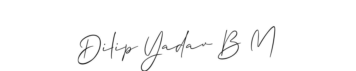 Once you've used our free online signature maker to create your best signature Allison_Script style, it's time to enjoy all of the benefits that Dilip Yadav B M name signing documents. Dilip Yadav B M signature style 2 images and pictures png