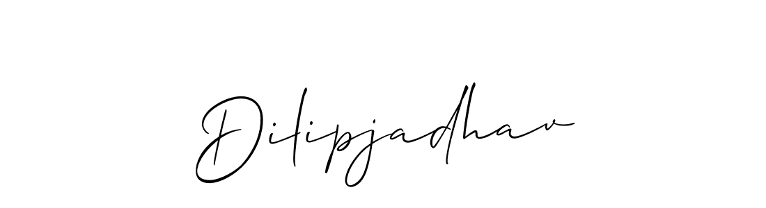 The best way (Allison_Script) to make a short signature is to pick only two or three words in your name. The name Dilipjadhav include a total of six letters. For converting this name. Dilipjadhav signature style 2 images and pictures png
