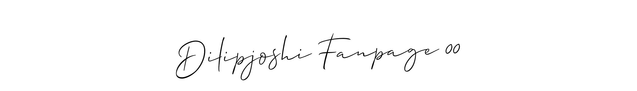 Make a beautiful signature design for name Dilipjoshi Fanpage 00. Use this online signature maker to create a handwritten signature for free. Dilipjoshi Fanpage 00 signature style 2 images and pictures png