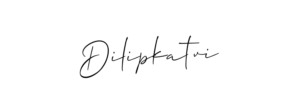 Make a short Dilipkatvi signature style. Manage your documents anywhere anytime using Allison_Script. Create and add eSignatures, submit forms, share and send files easily. Dilipkatvi signature style 2 images and pictures png