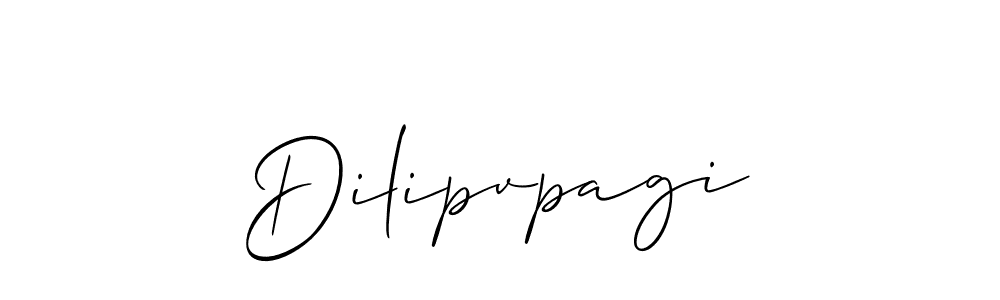 Make a short Dilipvpagi signature style. Manage your documents anywhere anytime using Allison_Script. Create and add eSignatures, submit forms, share and send files easily. Dilipvpagi signature style 2 images and pictures png