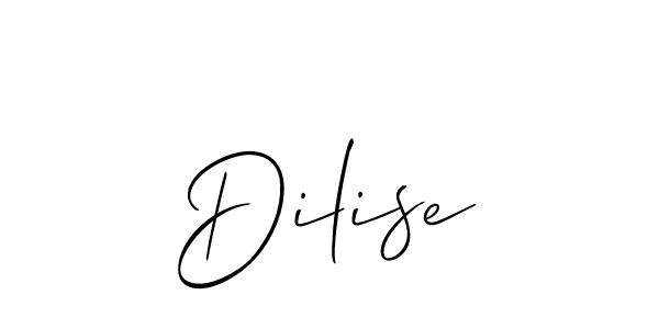 You should practise on your own different ways (Allison_Script) to write your name (Dilise) in signature. don't let someone else do it for you. Dilise signature style 2 images and pictures png