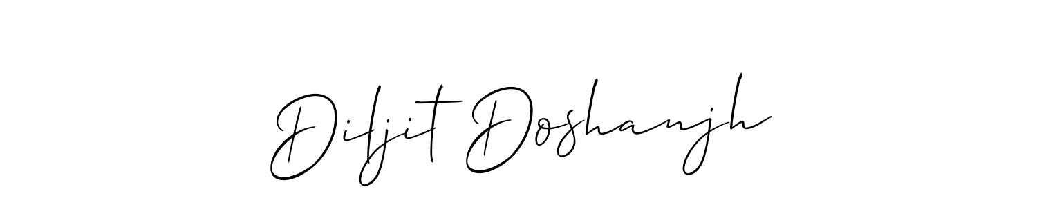 Make a beautiful signature design for name Diljit Doshanjh. Use this online signature maker to create a handwritten signature for free. Diljit Doshanjh signature style 2 images and pictures png