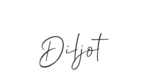 Also we have Diljot name is the best signature style. Create professional handwritten signature collection using Allison_Script autograph style. Diljot signature style 2 images and pictures png