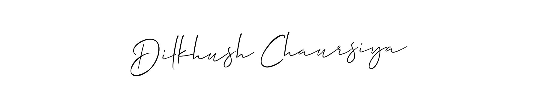 Once you've used our free online signature maker to create your best signature Allison_Script style, it's time to enjoy all of the benefits that Dilkhush Chaursiya name signing documents. Dilkhush Chaursiya signature style 2 images and pictures png