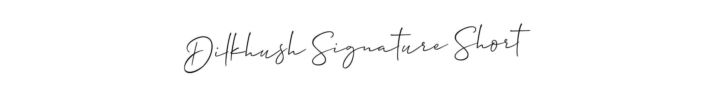 Dilkhush Signature Short stylish signature style. Best Handwritten Sign (Allison_Script) for my name. Handwritten Signature Collection Ideas for my name Dilkhush Signature Short. Dilkhush Signature Short signature style 2 images and pictures png