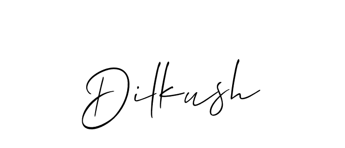 Once you've used our free online signature maker to create your best signature Allison_Script style, it's time to enjoy all of the benefits that Dilkush name signing documents. Dilkush signature style 2 images and pictures png