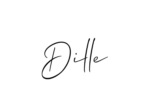 Make a beautiful signature design for name Dille. Use this online signature maker to create a handwritten signature for free. Dille signature style 2 images and pictures png