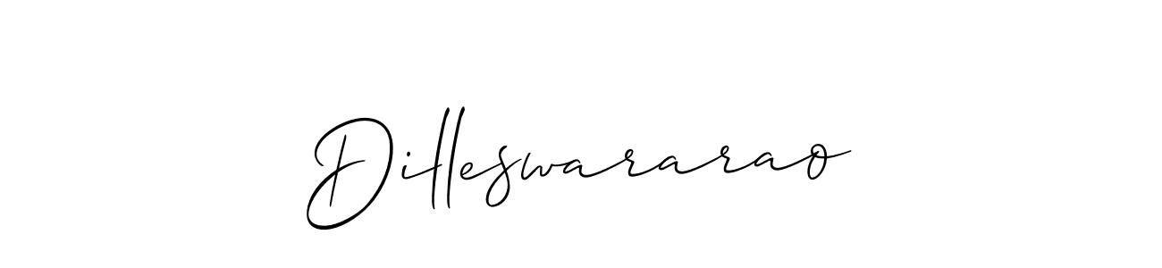 This is the best signature style for the Dilleswararao name. Also you like these signature font (Allison_Script). Mix name signature. Dilleswararao signature style 2 images and pictures png