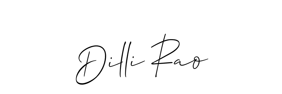 Once you've used our free online signature maker to create your best signature Allison_Script style, it's time to enjoy all of the benefits that Dilli Rao name signing documents. Dilli Rao signature style 2 images and pictures png