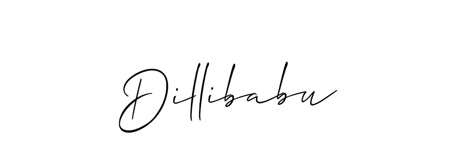Make a beautiful signature design for name Dillibabu. Use this online signature maker to create a handwritten signature for free. Dillibabu signature style 2 images and pictures png