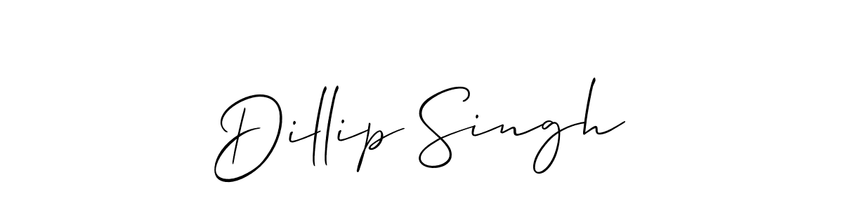 The best way (Allison_Script) to make a short signature is to pick only two or three words in your name. The name Dillip Singh include a total of six letters. For converting this name. Dillip Singh signature style 2 images and pictures png