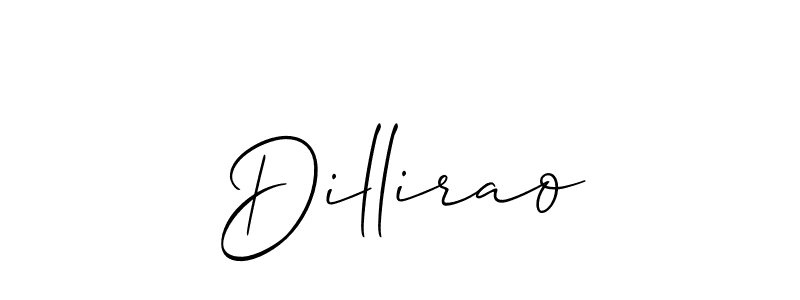 You should practise on your own different ways (Allison_Script) to write your name (Dillirao) in signature. don't let someone else do it for you. Dillirao signature style 2 images and pictures png