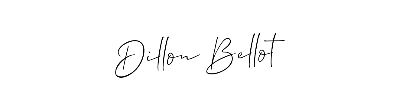 Also we have Dillon Bellot name is the best signature style. Create professional handwritten signature collection using Allison_Script autograph style. Dillon Bellot signature style 2 images and pictures png