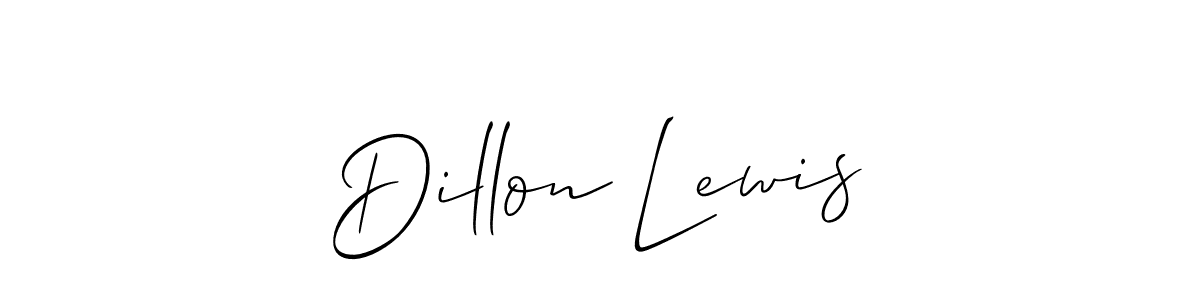 Allison_Script is a professional signature style that is perfect for those who want to add a touch of class to their signature. It is also a great choice for those who want to make their signature more unique. Get Dillon Lewis name to fancy signature for free. Dillon Lewis signature style 2 images and pictures png