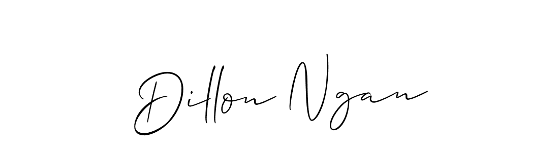 Once you've used our free online signature maker to create your best signature Allison_Script style, it's time to enjoy all of the benefits that Dillon Ngan name signing documents. Dillon Ngan signature style 2 images and pictures png