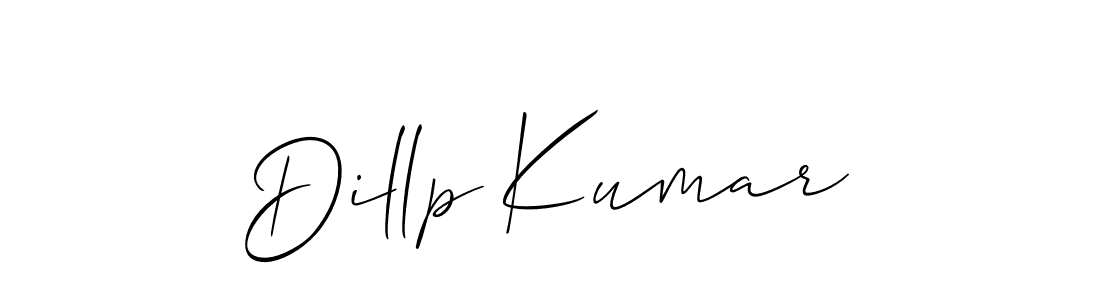 How to Draw Dillp Kumar signature style? Allison_Script is a latest design signature styles for name Dillp Kumar. Dillp Kumar signature style 2 images and pictures png