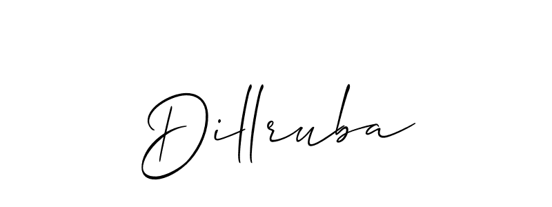 Also we have Dillruba name is the best signature style. Create professional handwritten signature collection using Allison_Script autograph style. Dillruba signature style 2 images and pictures png