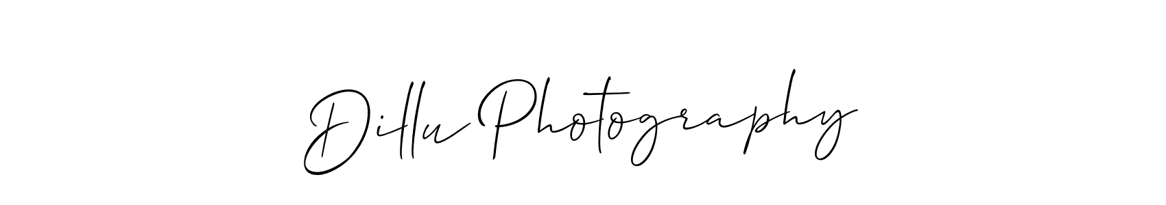 Best and Professional Signature Style for Dillu Photography. Allison_Script Best Signature Style Collection. Dillu Photography signature style 2 images and pictures png