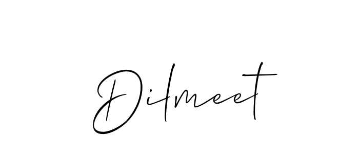 You can use this online signature creator to create a handwritten signature for the name Dilmeet. This is the best online autograph maker. Dilmeet signature style 2 images and pictures png
