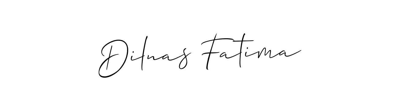 This is the best signature style for the Dilnas Fatima name. Also you like these signature font (Allison_Script). Mix name signature. Dilnas Fatima signature style 2 images and pictures png