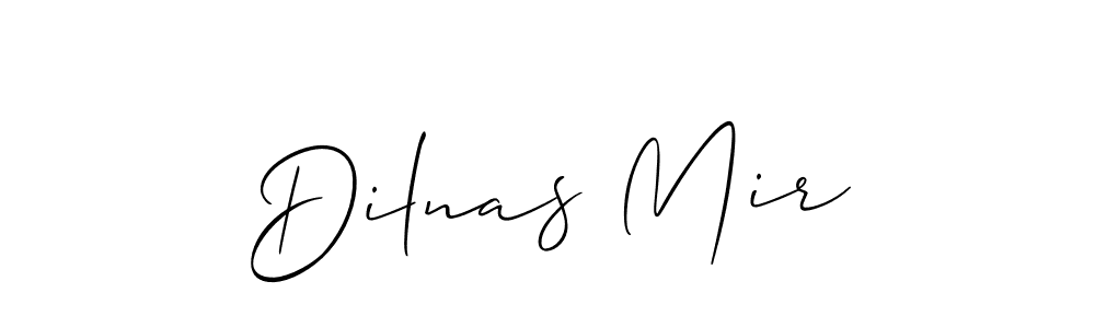 Allison_Script is a professional signature style that is perfect for those who want to add a touch of class to their signature. It is also a great choice for those who want to make their signature more unique. Get Dilnas Mir name to fancy signature for free. Dilnas Mir signature style 2 images and pictures png