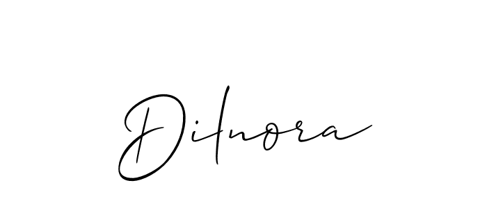 Best and Professional Signature Style for Dilnora. Allison_Script Best Signature Style Collection. Dilnora signature style 2 images and pictures png