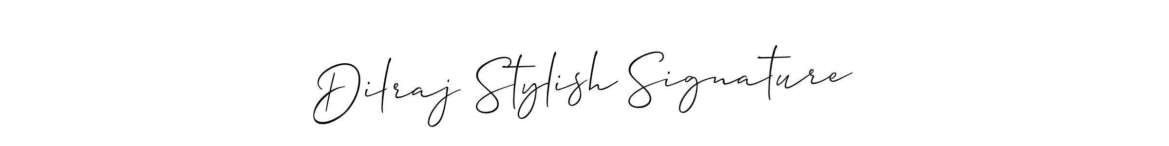 How to make Dilraj Stylish Signature signature? Allison_Script is a professional autograph style. Create handwritten signature for Dilraj Stylish Signature name. Dilraj Stylish Signature signature style 2 images and pictures png